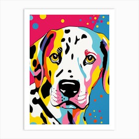 Pop Art Dalmation 2 Art Print