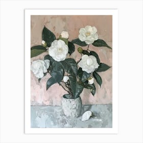 A World Of Flowers Camellia 2 Painting Art Print