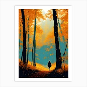 Autumn In The Woods Art Print