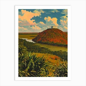 Everglades National Park United States Of America Vintage Poster Art Print