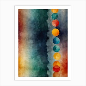 Abstract Watercolor Painting 37 Art Print