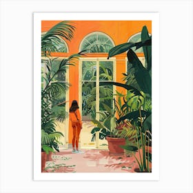 In The Garden Schonbrunn Palace Gardens Austria 5 Art Print