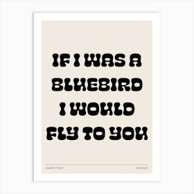 Harry Styles Daylight Lyrics Art Print