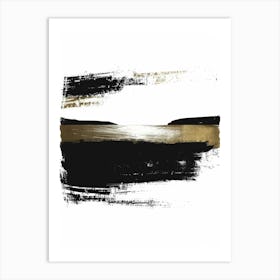 Black And Gold Canvas Print 4 Art Print