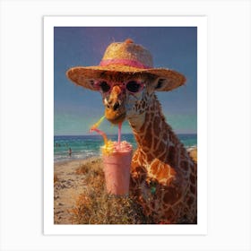 Giraffe 83 Art Print