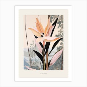 Flower Illustration Heliconia 1 Poster Art Print