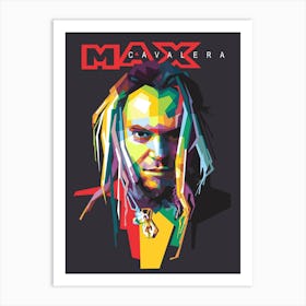 Max Cavallera WPAP Pop Art Art Print