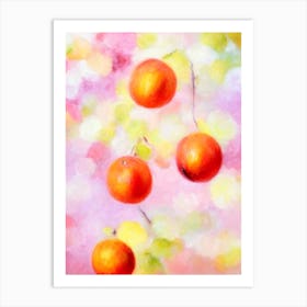 Orange 3 Painting Fruit Art Print