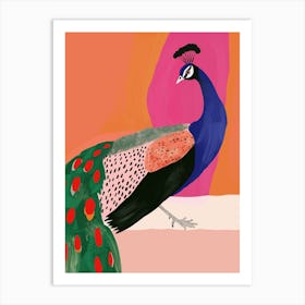 Beautiful Peacock Art Print