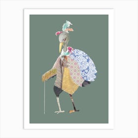 Fashion Bird Art Print