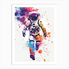 Astronaut In Space 8 Art Print