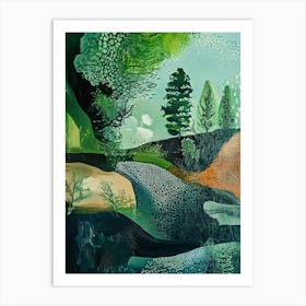 Abstract Nature Landscape Art Print