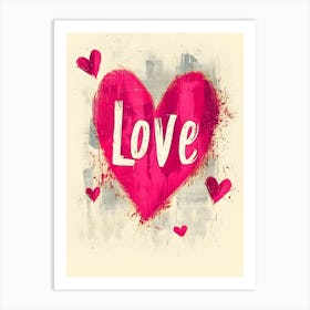 Love Heart Art Print