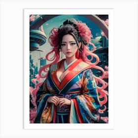 Asian Girl 14 Art Print