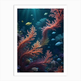 Coral Reef 7 Art Print