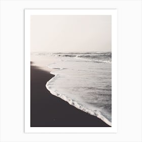 Black Sand Beach Art Print