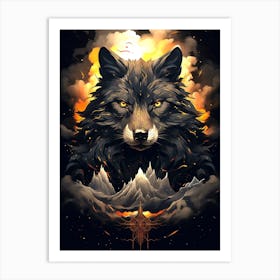 Wolf Art 2 Art Print