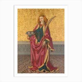 Saint Agatha, Raphael Vergos Art Print