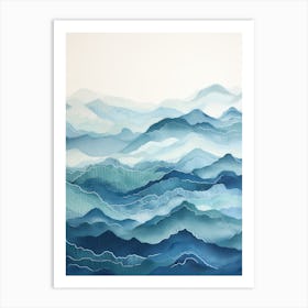 Ocean Waves Art Print