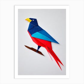 Hawk Origami Bird Art Print