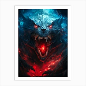 Demon'S Head Art Print