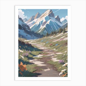 Mountain Landscape Art Print