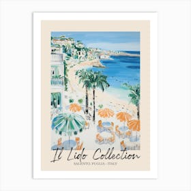 Salento, Puglia   Italy Il Lido Collection Beach Club Poster 4 Art Print