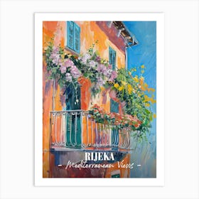 Mediterranean Views Rijeka 1 Art Print