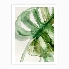 Monstera Leaf 2 Art Print