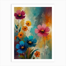 Flowers Painting Art Print