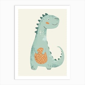 Cute Dinosaur Canvas Print Art Print