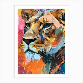 Lion Portrait 5 Art Print