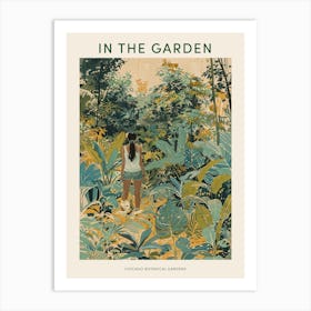 In The Garden Poster Chicago Botanical Gardens 1 Art Print