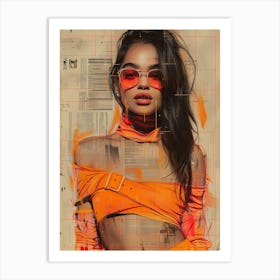 Sexy Girl Art Print