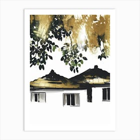 House Under The Tree Art Print