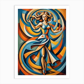 Dancing Girl 30x40in 9000x12000px 10 Art Print