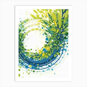 Abstract Watercolor Painting Art Print