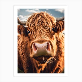 Highland Cow 3 Art Print