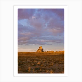 Shiprock Sunset II on Film Art Print