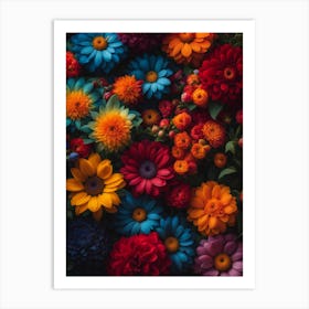 Colorful Flower Art Print