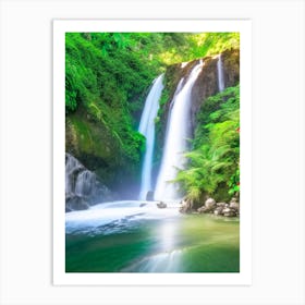 Iligan City Waterfalls, Philippines Realistic Photograph (2) Art Print