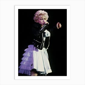 American Musician Madonna Performs In Concert, New York, New York, Circa 1989 Art Print