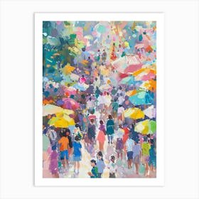 Asian Market 1 Art Print