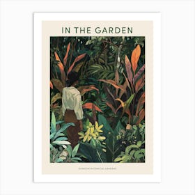 In The Garden Poster Dunedin Botanical Gardens 2 Art Print