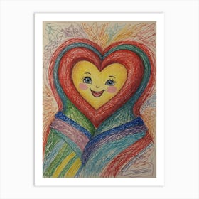 Heart Of Love 42 Art Print