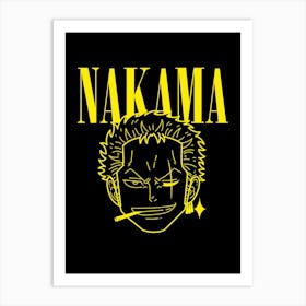 Nakama Zoro Art Print