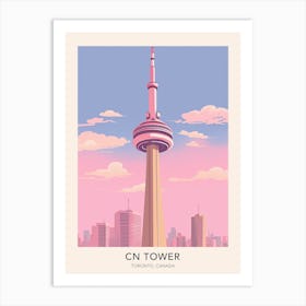 Cn Tower Toronto Canada 2 Travel Poster Art Print