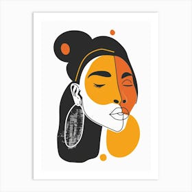 Portrait Of A Woman 539 Art Print