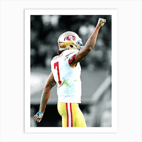 Colin Kaepernick San Francisco 49ers Celebrates Art Print