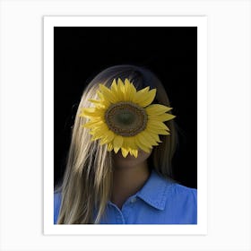 Sunflower Blondie Art Print